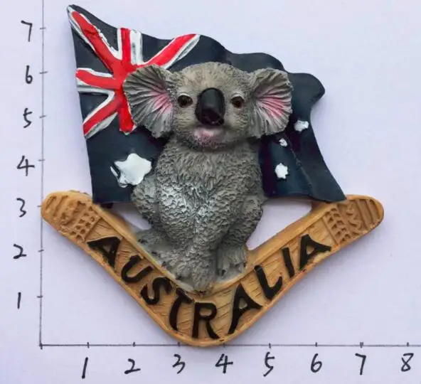 

Australia Koala Fridge Magnet Creative 3D Refrigerator Magnets Travel Souvenirs Home Decoration