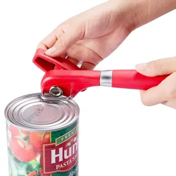 

Fast Free Shipping High Quality Manual Can Opener Professional Effortless Side Cut Opener with Turn Knob Kitchen Gadget