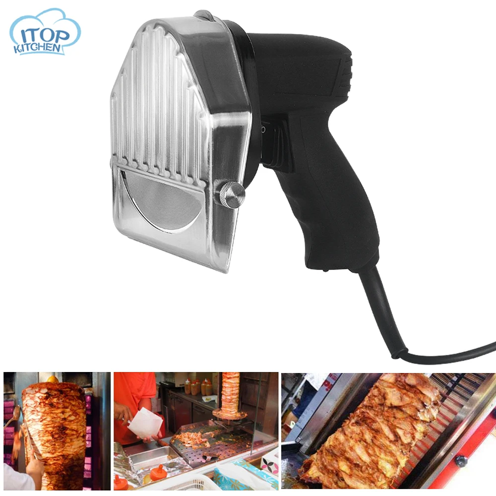 ITOP 0012 05 слайсер для кебаба Электрический шаурмы Doner Gyros резак мяса машина нарезки