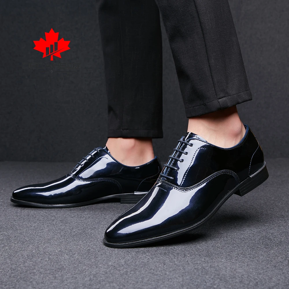 formal shoes Men 2019 Fashion Suits Male design wedding Luxury White leather shoes Business Brand Men's Dress Shoes