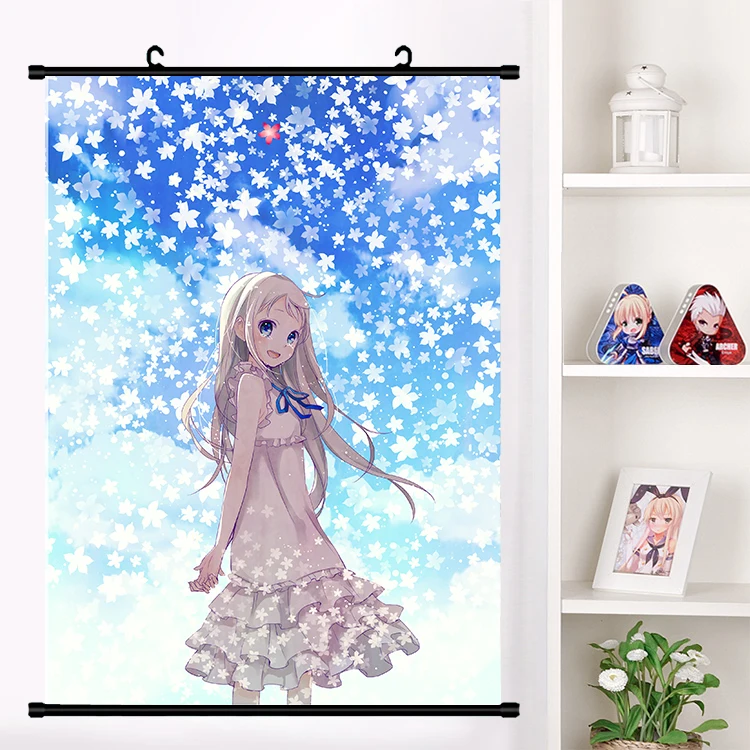 Аниме Anohana: цветок мы могли убедиться в том что день Хонма Meiko Yadomi прокрутки плакат
