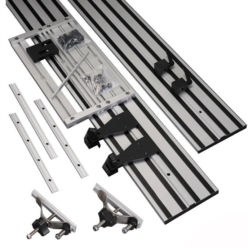 1200mm Universal Circular Saw Guide Rail Track With Adjustable Saw Base