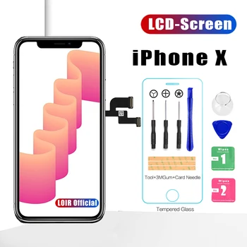 

Display Touch Screen Digitizer Assembly For iPhoneX XS Max XR OLED AAAA Tested LCD Pantalla For iphone X LCD i11 XS Screen LCD
