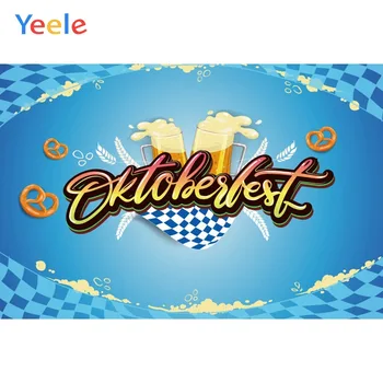 

Yeele Oktoberfest Family Beer Carnival Party Decor Photography Backdrops Personalized Photographic Backgrounds For Photo Studio
