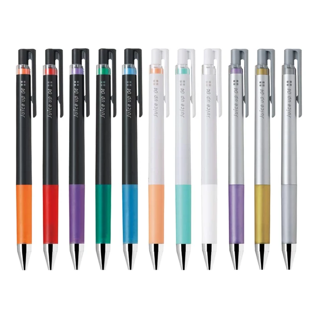 Stylo Gel métallique de couleur Pastel 0.4mm, 1 pièce, pilote