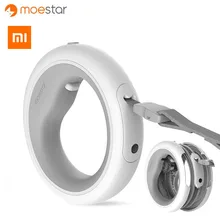 Xiaomi Mijia MOESTAR НЛО 2,6 м выдвижной поводок для собак, поводок для собак, автоматический поводок Перезаряжаемые светодиодный Ночной светильник 50 кг статическое напряжение поводок для собак