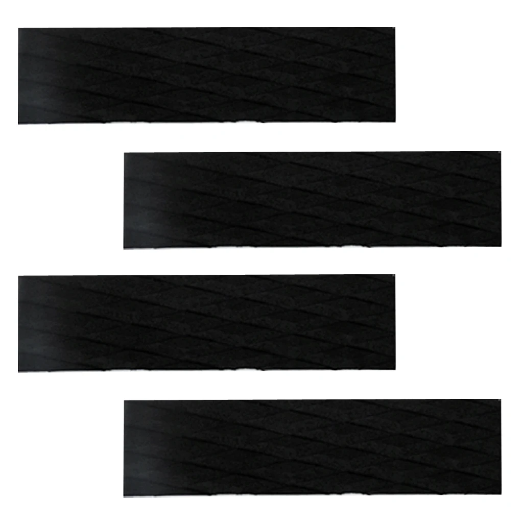 7 Pieces Non-slip Black EVA Surfboard Surf Traction Pad Deck Grips Tail Pads Kiteboard Skimboard Shortboard Surfing Accessories