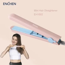 

ENCHEN EH1002 Mini Hair Straightener 2 In1 Instant Heating Alloy Panel With160°C-180°C Constant Temperature Anti-scald 220V 20W