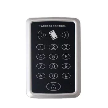 125KHz RFID Access Control Keypad Machine EM Card Reader For Door Access Control System Lock + 6pcs RFID Tag 1