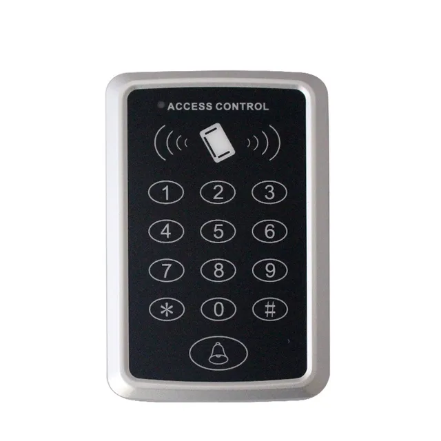 125KHz RFID Access Control Keypad Machine EM Card Reader For Door Access Control System Lock + 6pcs RFID Tag 1
