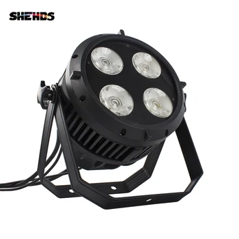 

SHEHDS Waterproof Led Par 4x50W Cool White Wash Spotlighting Warm White 200W COB Par IP65 DMX Party Dj Disco Wedding Stage Light