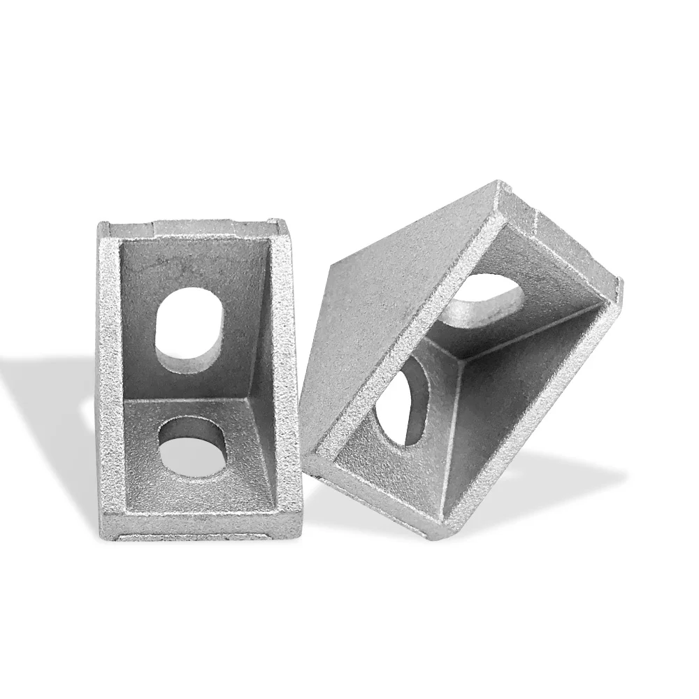 Corner Bracket Aluminum 2020 Fittings Angle for Connector Aluminium Profile CNC Router 10pcs/25pcs 20x20x17mm | Обустройство дома