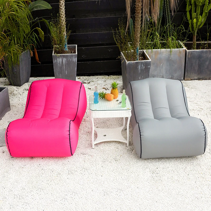 Multifunktions Aufblasbares Sofa Bett Lounger für Garten Strand Campen Schwimmen 