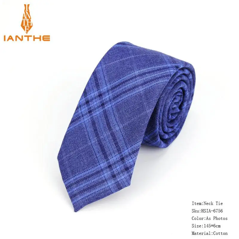 Брендовые новые мужские Модные Цветные клетчатые винтажные мужские галстуки на шею для взрослых мужские повседневные Свадебные галстук галстуки для жениха - Цвет: Photo Color