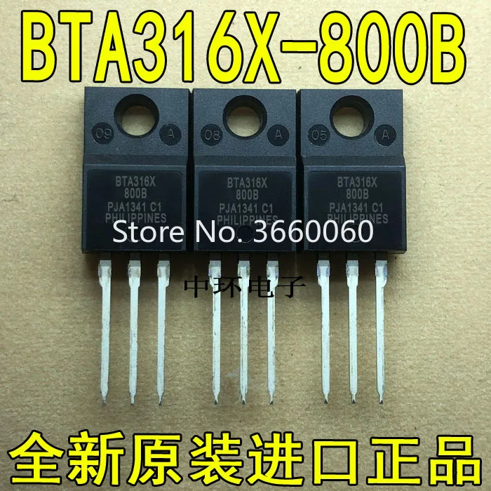 10 шт./лот BTA316X-800C BTA316X800CTO-220F 16A 800V