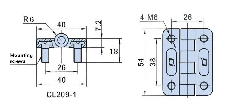 Cheap Dobradiças do armário