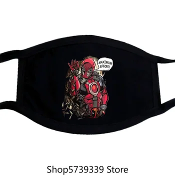 

Deadpool Bae Funny Mask Mens Size S-3Xl Washable Reusable Mask for Unisex Black