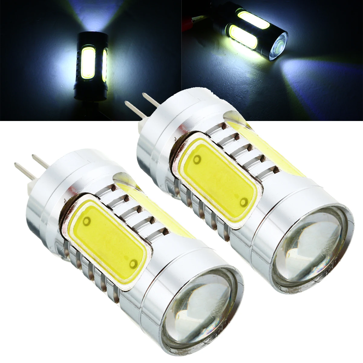 2pcs HP24W 12V Canbus Car LED Light White Daytime Running Lights Bulb