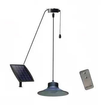 

Solar Power LED Hanging Lamp Simplicity Modern Style 6V 1.5W Household Outdoor Remote Control Chandelier for Garden Yard