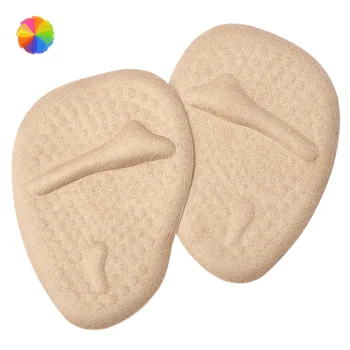 

Anti-slip Cushions Shoe Inserts Pads Foot Pain Relief Soft Metatarsal Pads Gel Forefoot Ball Insoles for Women