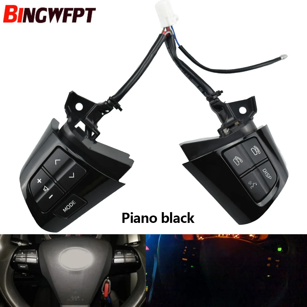 Steering Pad Audio Radio Switch Steering Wheel Audio Control Button 8425002230 For Toyota