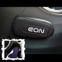 Для hyundai Eon, 1 шт., углеродное волокно, кожа, авто подушка для ног, наколенник, Автомобильный Дверной рычаг, накладка на руку, автомобильные аксессуары, защита для транспортного средства