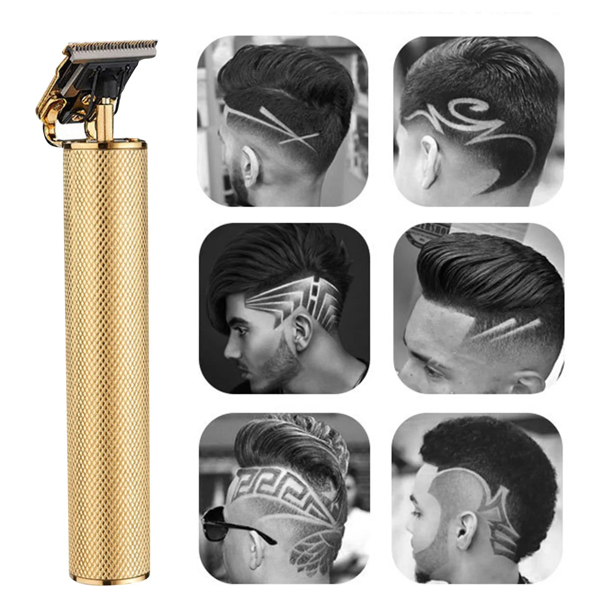 Электрические машинки для стрижки волос с 4 направляющими Аккумуляторный