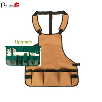 

Canvas Home Garden Tools Apron Multi-pocket Housework Gardening Woodworking Pliers Repairman Multifunction Bib Unisex Durable