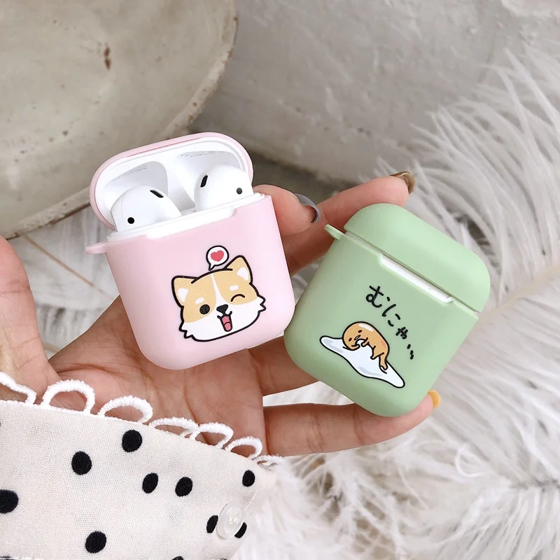 

For Airpods Case Wireless Charge Case For Airpods2 Cover Cute Cartoon Anime Silicone TPU Accessories For Airpod Original Coque