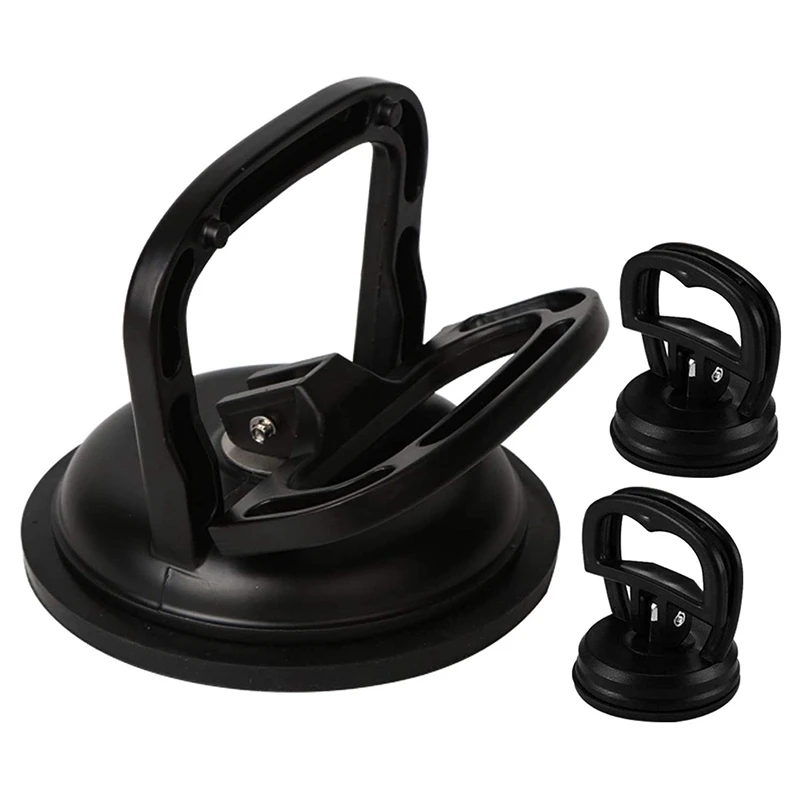3PCS Heavy Duty Suction Cup Dent Puller Handle Lifter Car Remover for Repair Glass Tiles Mirror |