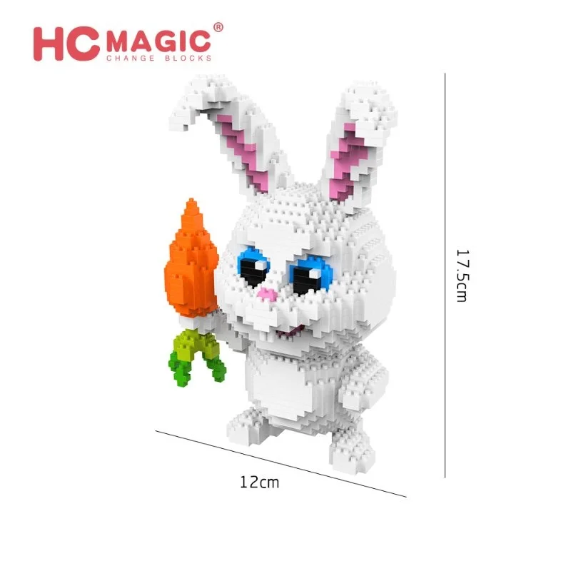 Конструктор HC Magic из мультфильмов игрушки большого размера в сборе кролик