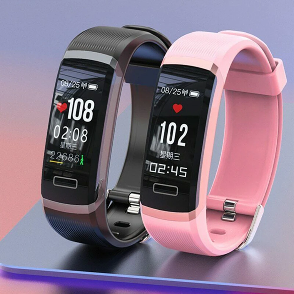 

Color Screen Smart Bracelet GT101 Fitness Tracker Heart Rate Monitor Sport Smart Band Waterproof Call Reminnder Activity Tracker