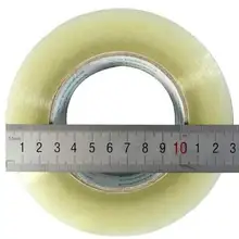 Для кулинарно-деликатесной продукции 30933 клейкая упаковочная лента 60 мм* 200Y плоть 2,5 см герметизирующая клейкая лента прозрачная лента 6 «увеличить громкость»/«трубка