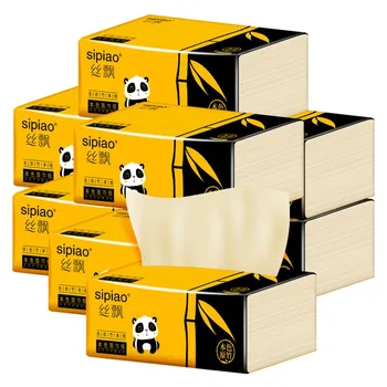 

8 Packs Individual package Soft Toilet Paper Toilet Roll Tissue Roll 3Ply Paper Towel Tissue Household Toilet Paper Tissue Paper