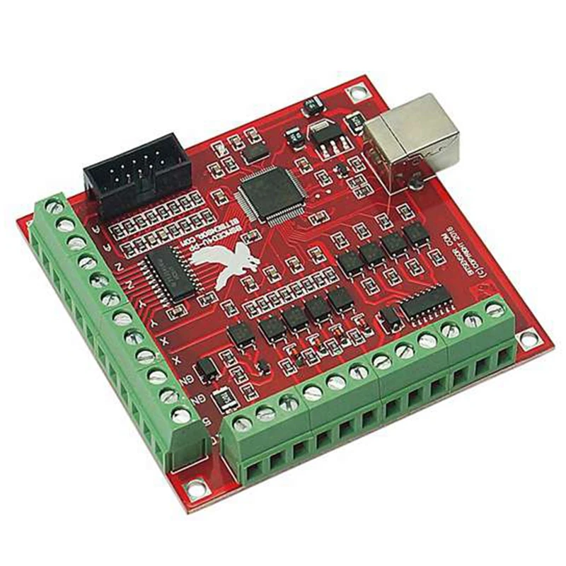 Cnc Usb 4 Axis Mach3 100 Khz Usb плата управления движением секционная плата 12-24V с обработчиком Jog для гравировки Cnc Free-Drive
