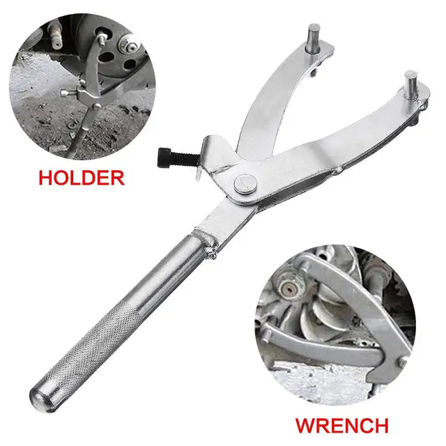 US $9.60 For Motorcycle accessries Atv Scooter Spanner Wrench Variator Flywheel Clutch Holder Remover Puller