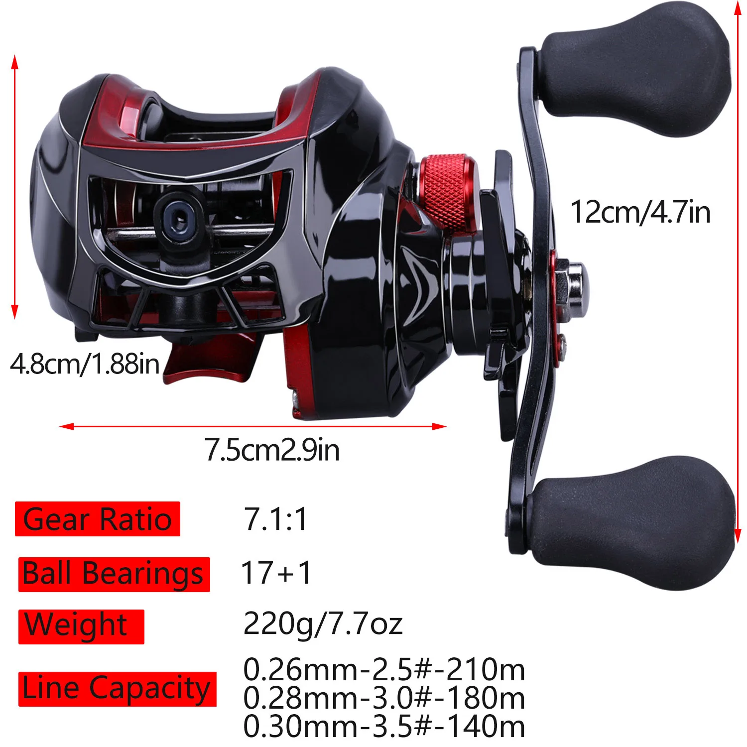 Sougayilang 17+1BB Baitcasting Fishing Reel Casting Anti-corrosio Reels Saltwater Freshwater Fishing Coil Wheels De Pesce
