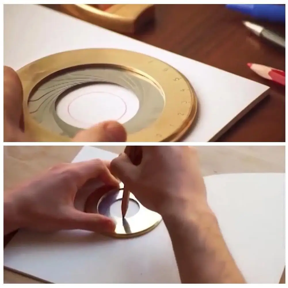 

New Hot Flexible Circle Drawing Tool Rotary Adjustable Small Woodworking Durable For Designer Q8V6