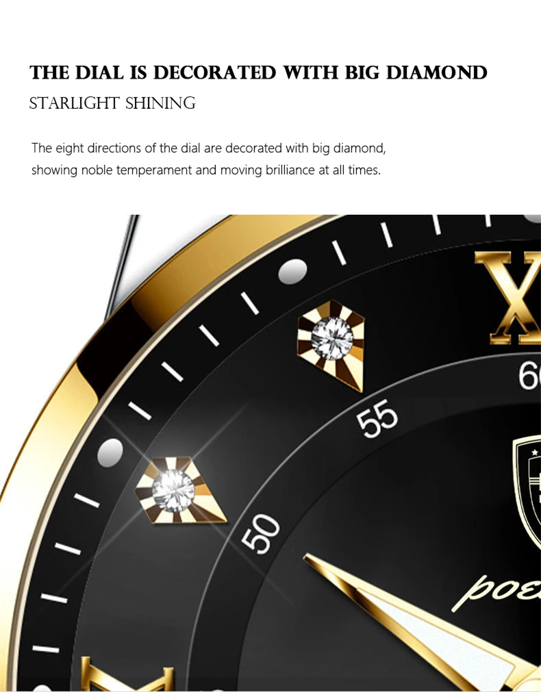 2021 New Casual Sport Chronograph Men's Watches Stainless Steel Band Wristwatch Big Dial Quartz Clock with Luminous Pointers