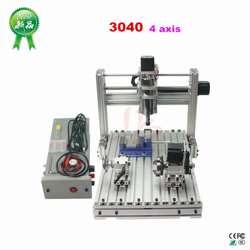 DIY CNC 3040 3 оси металла CNC маршрутизатор гравер ПВХ сверлильный и фрезерный станок 400 Вт USB порт