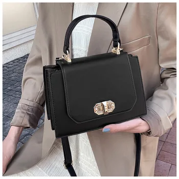 

2020 New Women Bag Black White Leather Crossbody Bags For Women Messenger Shoulder Bag Female Travel Phone Purses And Handbags