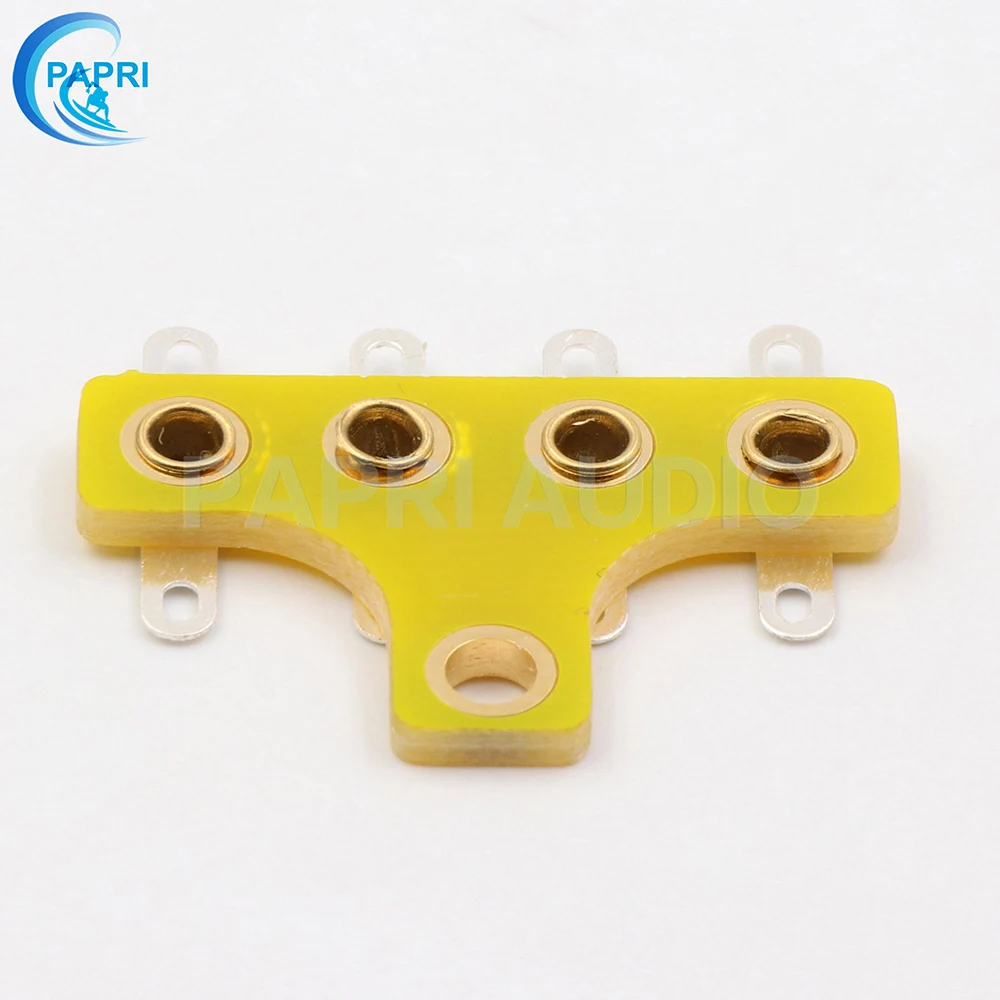 PAPRI 10 шт. HIFI DIY Project 4 стоек FR4 тег полоса плата револьверная терминал проушиная для