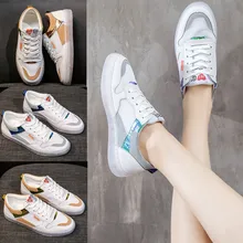 Новые модные женские туфли с перекрещивающимися ремешками, смешанные Цвет шнуровка спортивная обувь повседневные кроссовки