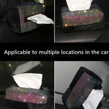 Автомобиль необычная коробка для салфеток Цвет Алмаз дамы подвесной солнцезащитный козырек оснащение салона машины автомобиль обратно против лотка Набор