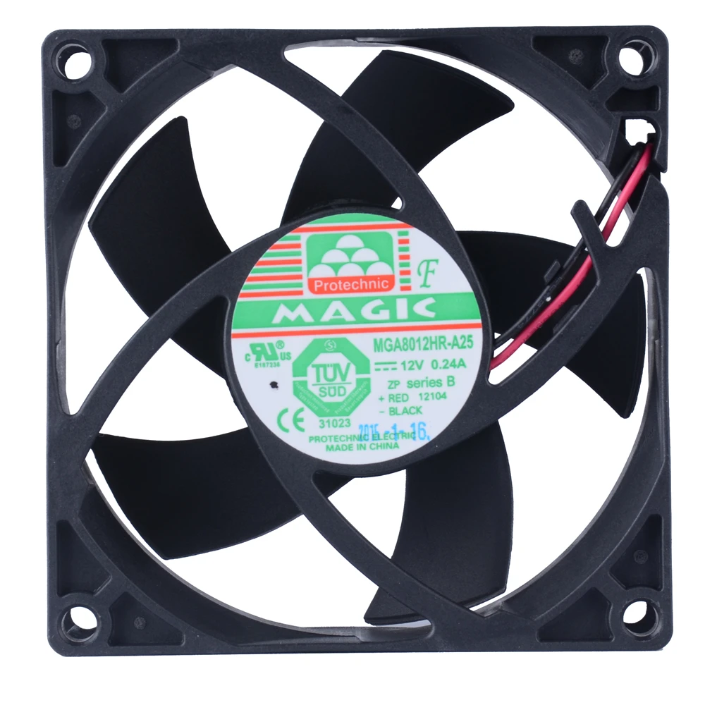 

New original MGA8012HR-A25 12V 0.24A 8025 8CM chassis power cooling fan