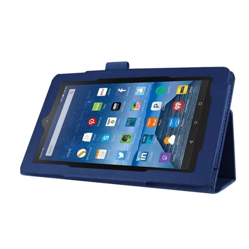 Кожаный чехол для Amazon Kindle Fire 7 планшет 7 дюймов складной чехол-подставка для Amazon Kindle 5th 7th поколения funda A40