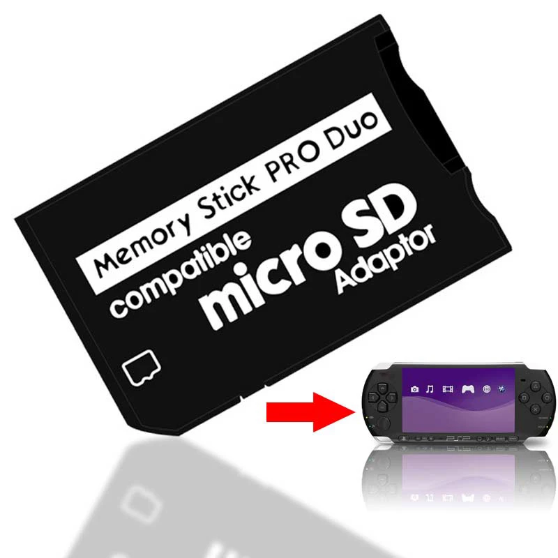 Ingelon Memory Pro Duo адаптер Micro SD Memoria Stick карта TF для MS кардридер sony PSP памяти игры memory card psp аксессуары|Адаптеры карт