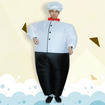 

new Adult Inflatable Chef Clothes Cartoon Doll Walking Clothe Advertising Opening Activity Performance Clothing Christmas Gift