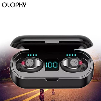 

TWS Touch Control 2000 mAh Power Sport Bluetooth Earphone Wireless Headphones LED Stereo Wireless Headsets Fone de ouvido Phone