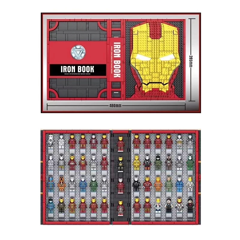 

NEW SY1361 Legoinglys Marvel Avenger Iron Man Collections Book Building Blocks Bricks Toys Legoinglys Gifts for Children